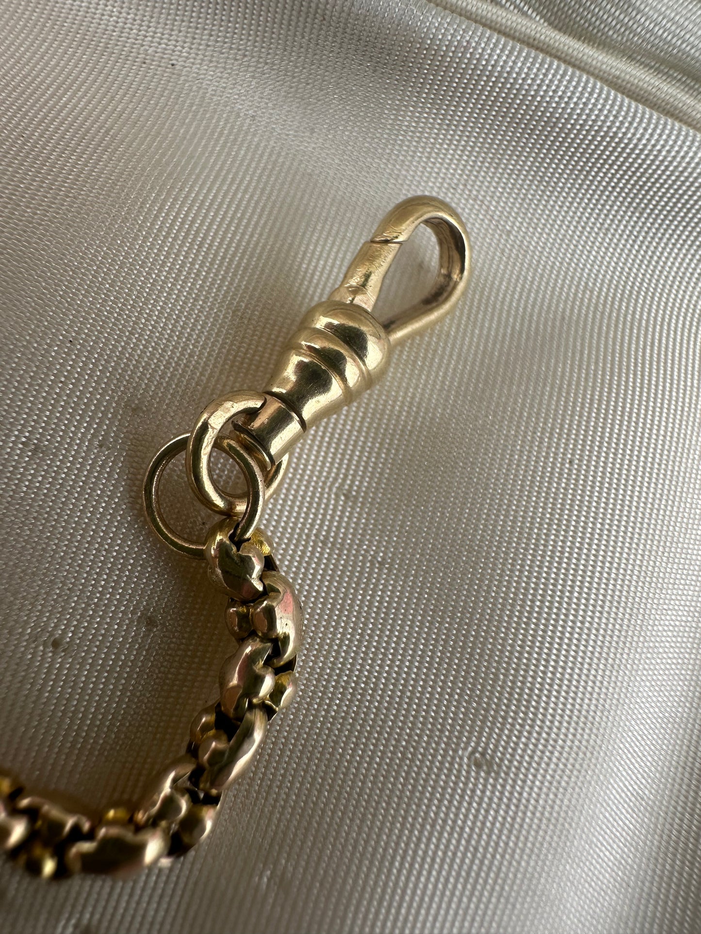 9ct Yellow Gold Popcorn link extender