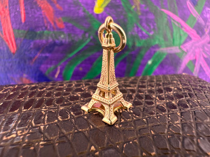 14ct Eiffel Tower charm