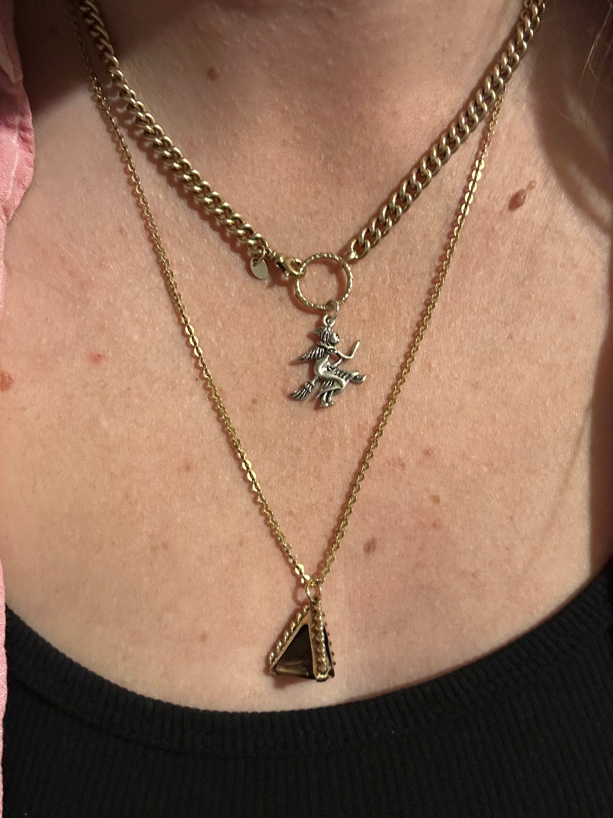 Sterling Silver Witch charm