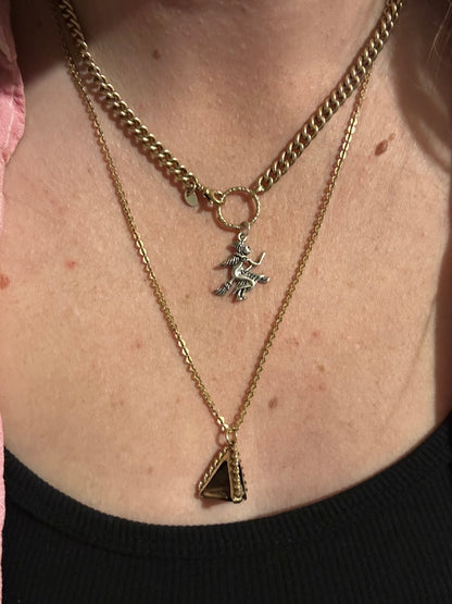 Sterling Silver Witch charm