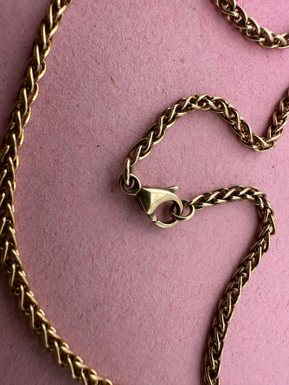 9ct Yellow Gold Spiga chain