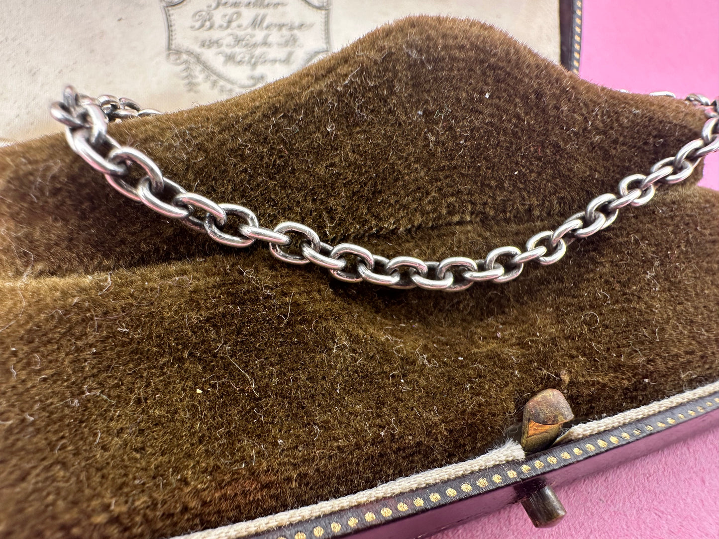 Sterling silver cable bracelet