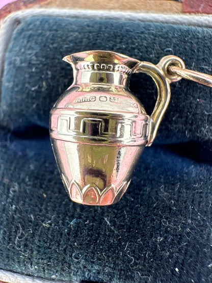 Vintage 9ct Gold greek Jug charm