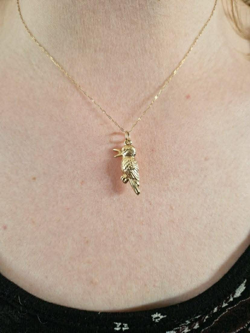 Vintage 9ct Gold Kookaburra charm
