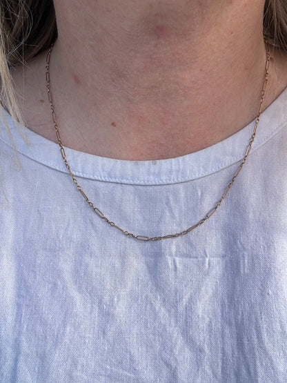 9ct Gold Mini Trombone chain