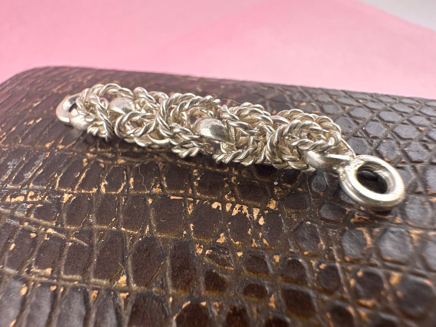 900 silver Byzantine Claspless extender