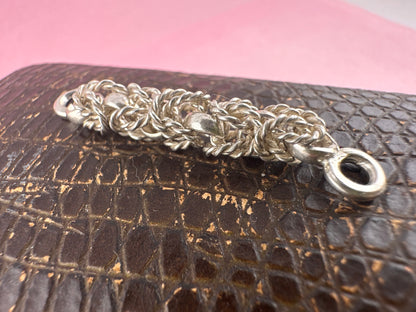 900 silver Byzantine Claspless extender