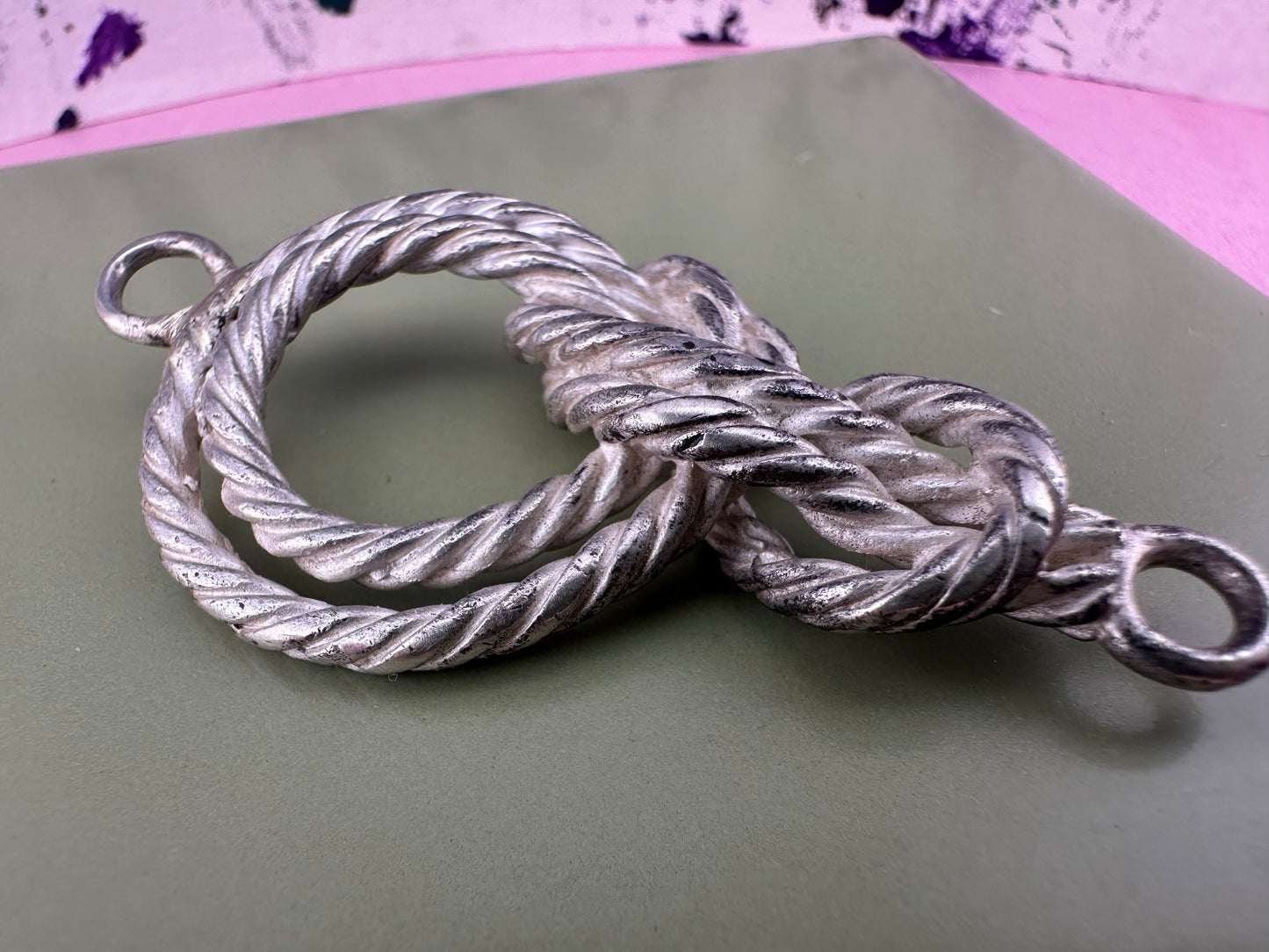 Sterling Silver Knot Claspless extender