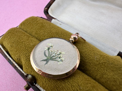 Antique 9ct Rose Gold Open Locket