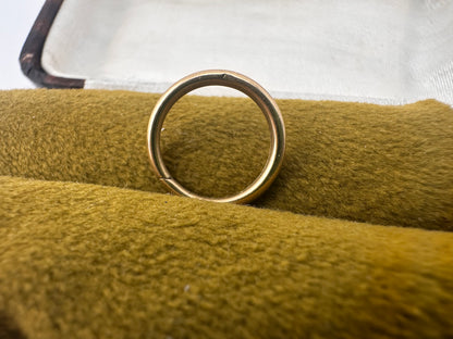 French 18ct Gold Split ring