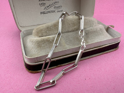 Sterling Silver Paperclip bracelet