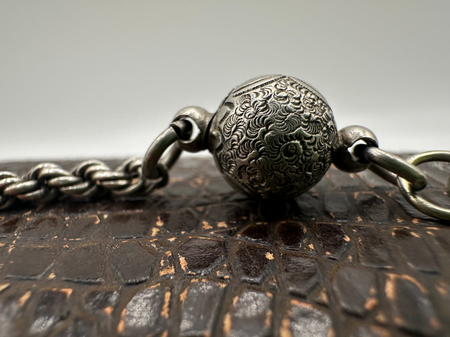 Sterling Silver Rope and Orb Extender