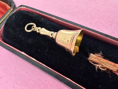 Vintage 9ct Bell Charm, it jingles!