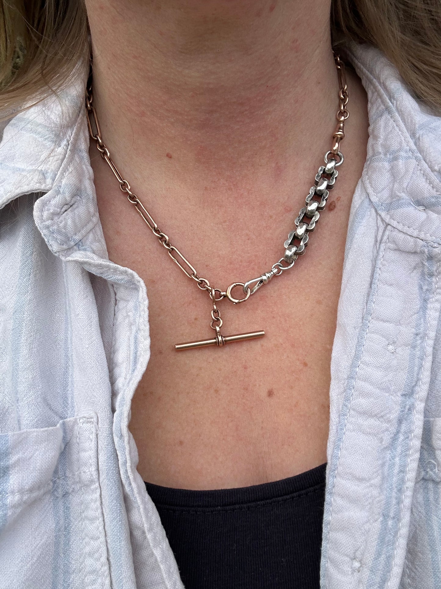 Sterling silver Fancy Flower link extender