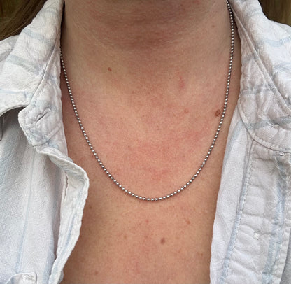 Sterling Silver ball chain