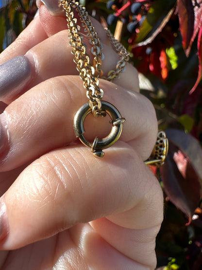 Vintage 9ct Gold bolt clasp