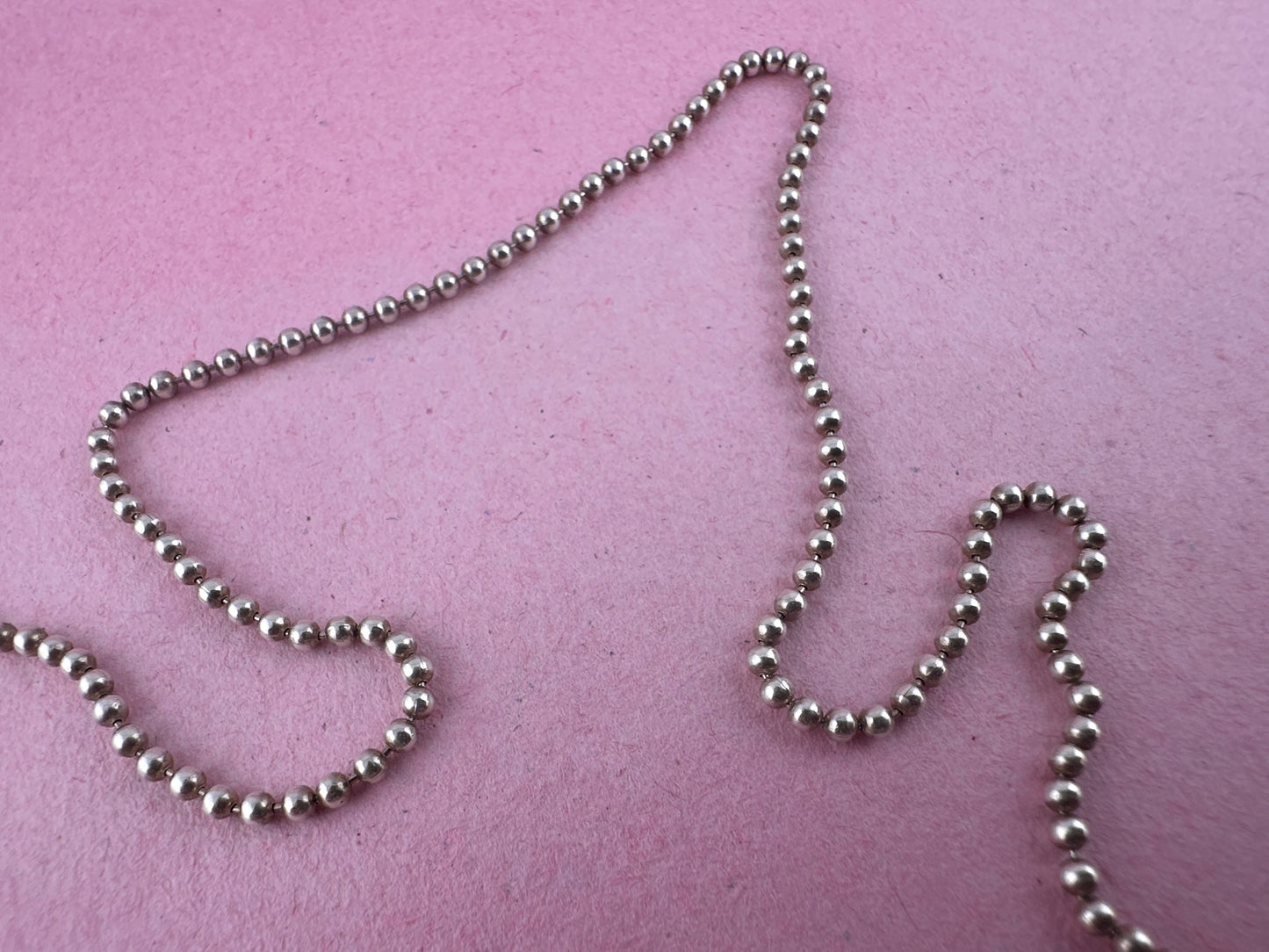 Sterling Silver ball chain