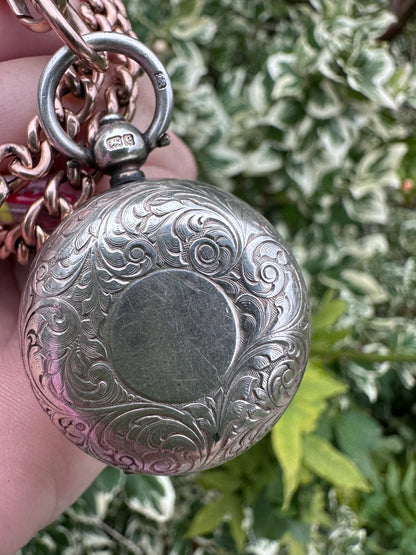 Sterling Silver Sovereign Holder fob