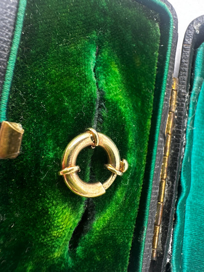 Vintage 9ct Gold bolt clasp