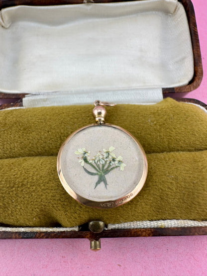 Antique 9ct Rose Gold Open Locket