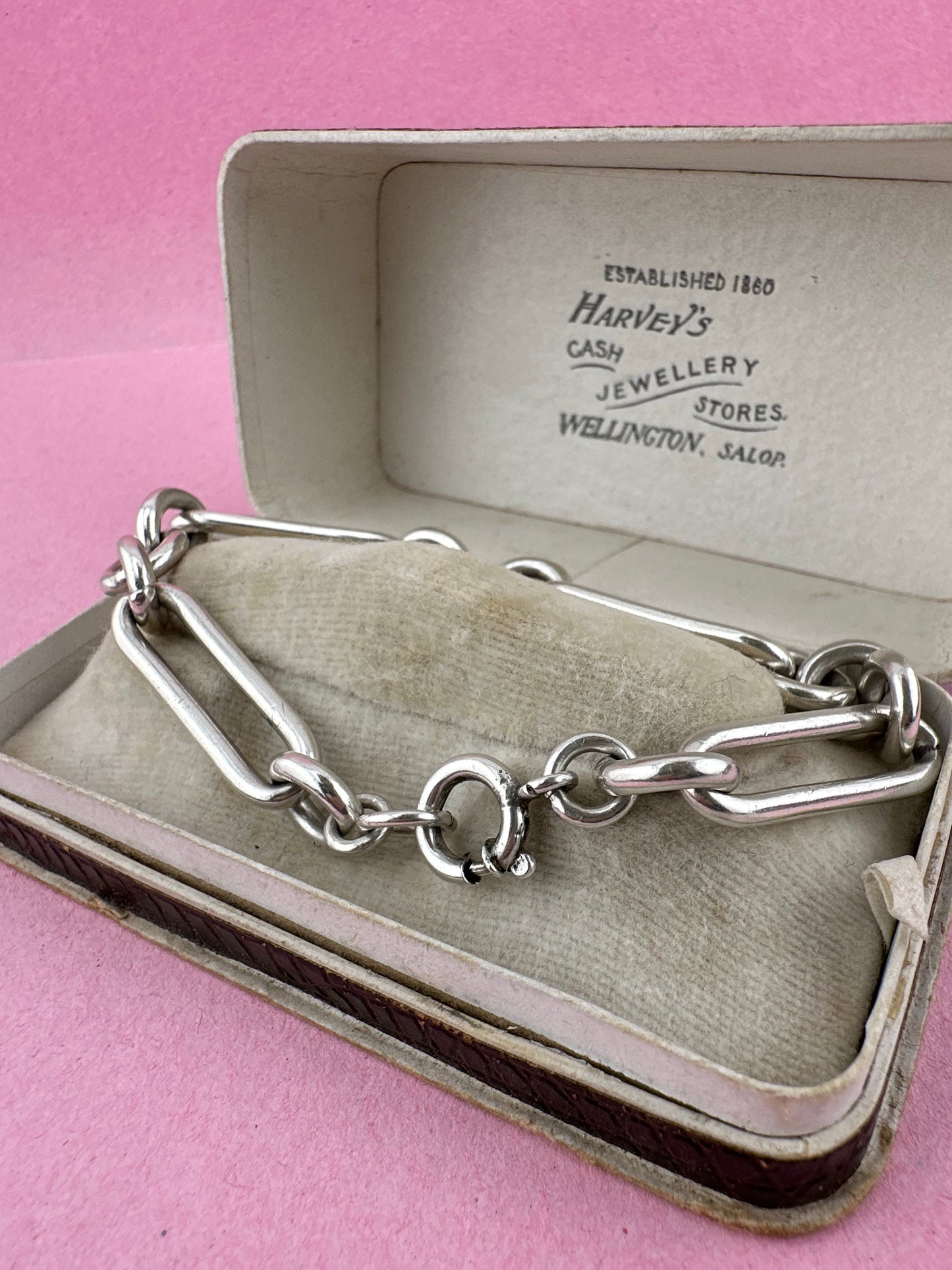 Vintage Sterling Silver Trombone bracelet