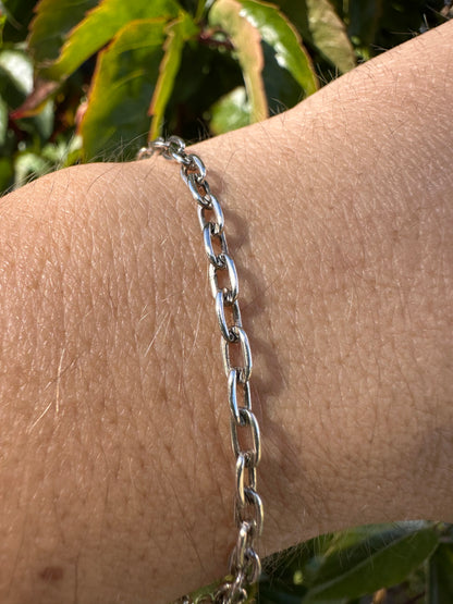 Sterling silver Biker Bracelet