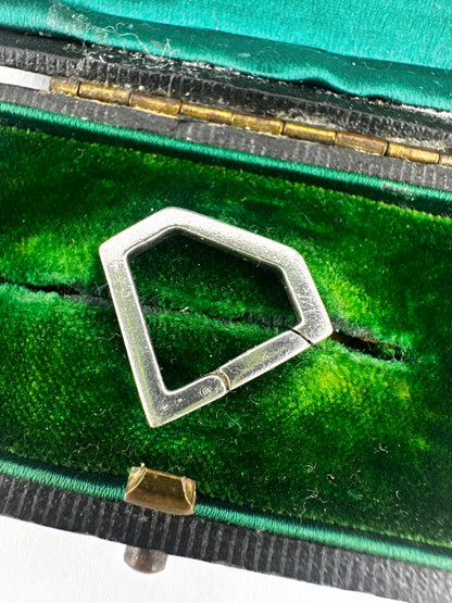 Sterling silver Pentagon shaped connector