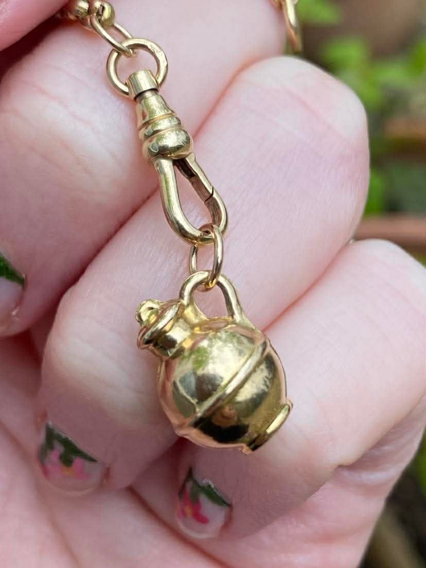 Vintage 9ct Gold Jug Charm