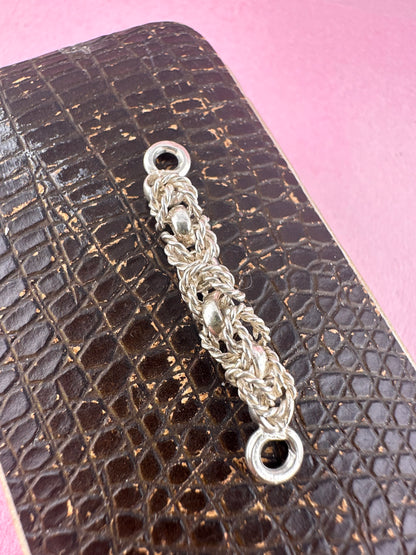 900 silver Byzantine Claspless extender