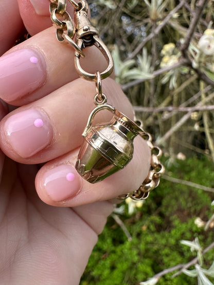 Vintage 9ct Gold greek Jug charm