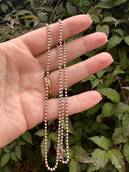 Sterling Silver ball chain