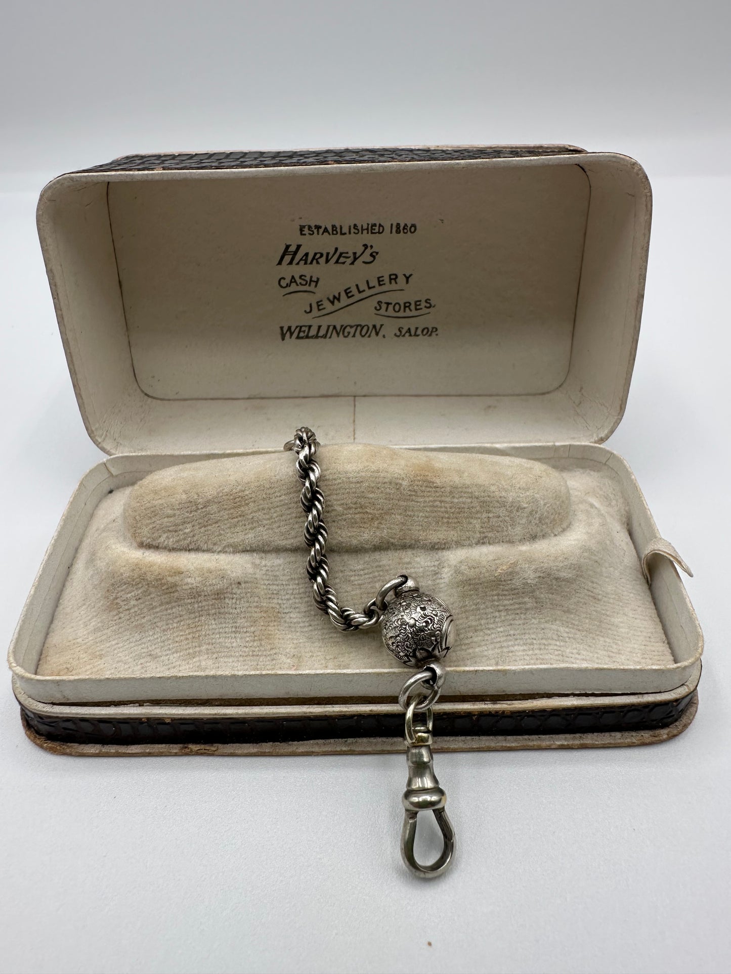 Sterling Silver Rope and Orb Extender