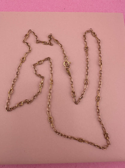 Antique 9ct Gold Knot Chain