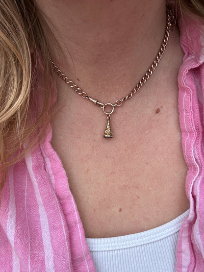 Antique 9ct Gold Blood Stone fob