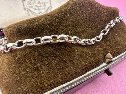 Sterling Silver Biker bracelet