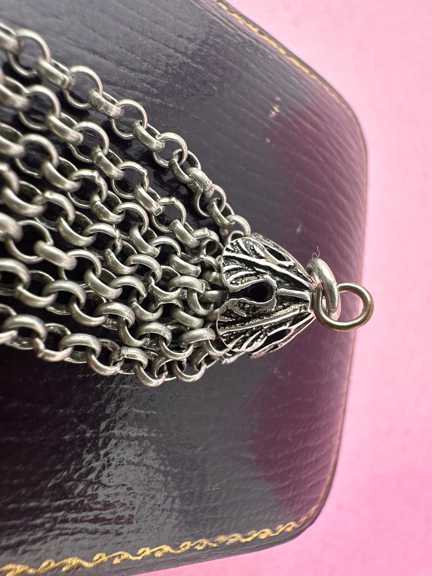 Antique Sterling silver Tassel pendant