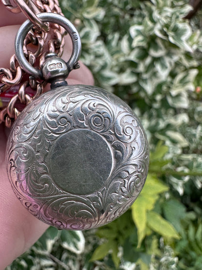 Sterling Silver Sovereign Holder fob