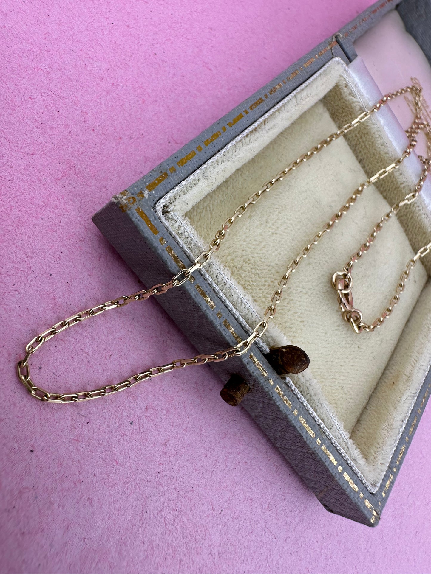 9ct Gold Mini Biker chain