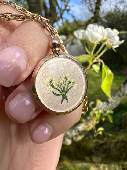 Antique 9ct Rose Gold Open Locket