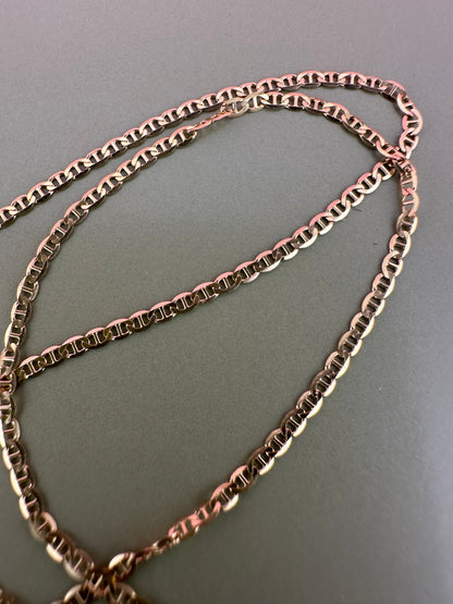 18ct Gold mini Mariner Chain