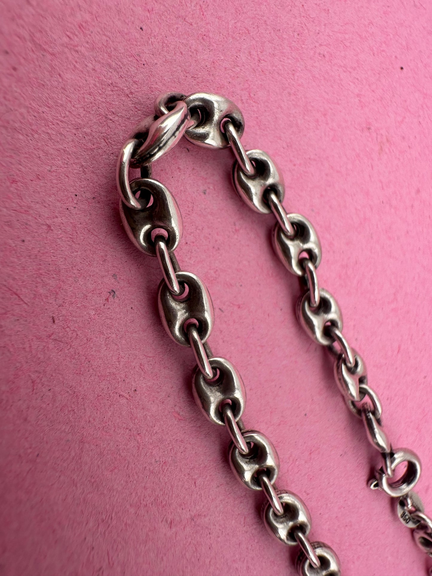 950 silver puffy mariner bracelet