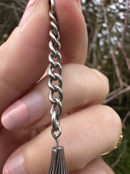 Sterling silver Curb and ball extender