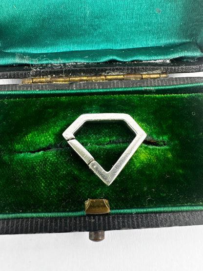 Sterling silver Pentagon shaped connector