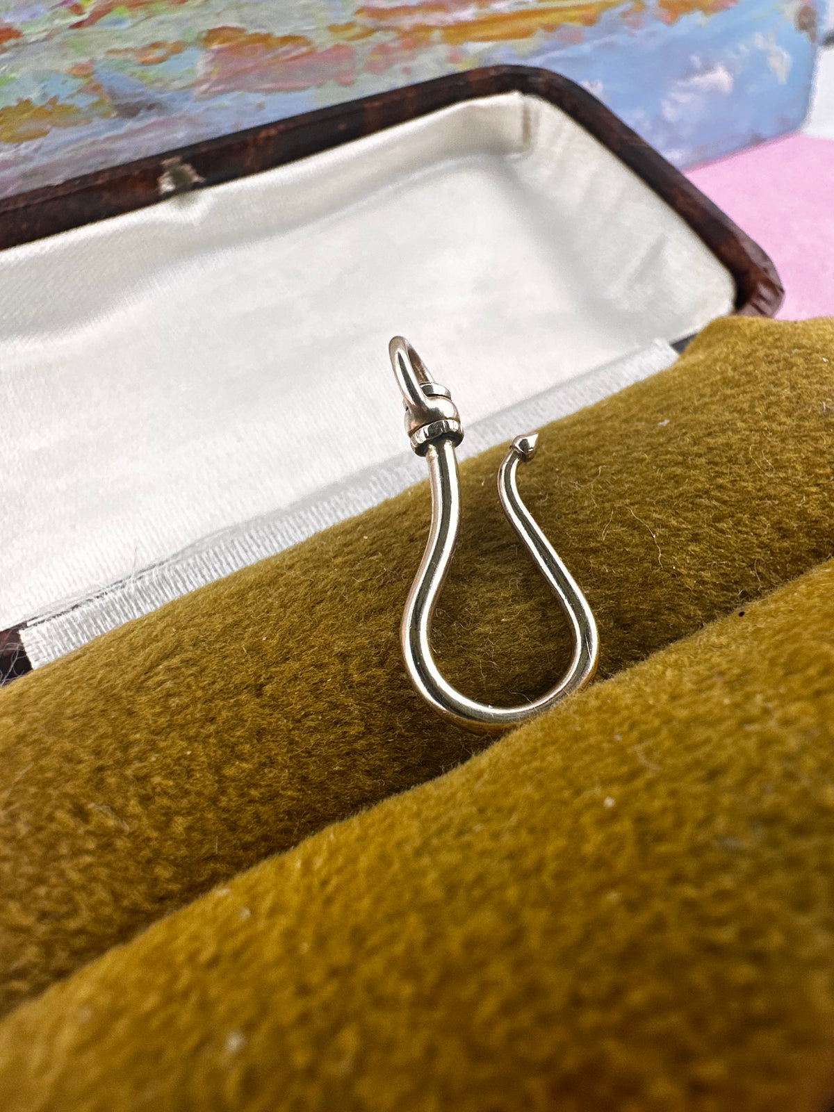 Antique 9ct Rose Gold small Shepherds hook