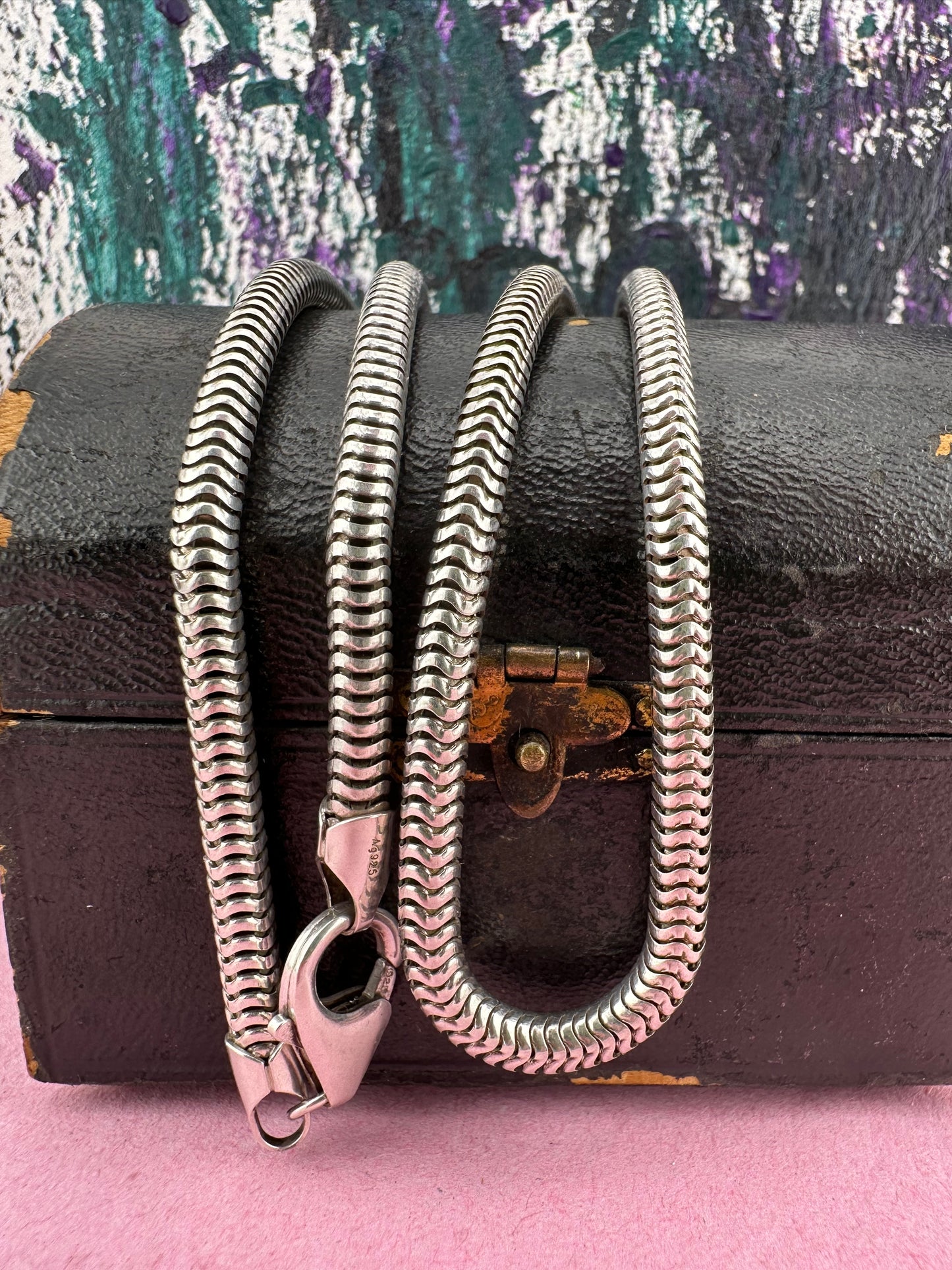Sterling Silver Chunky Snake chain