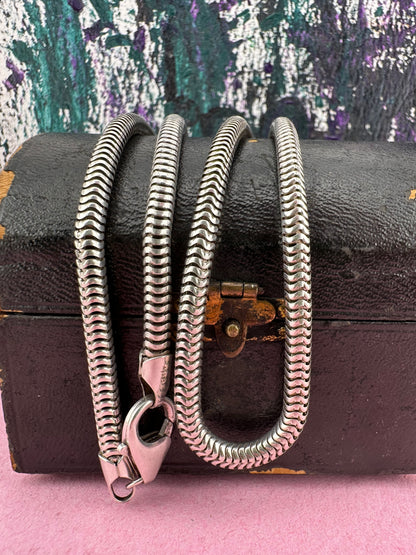 Sterling Silver Chunky Snake chain