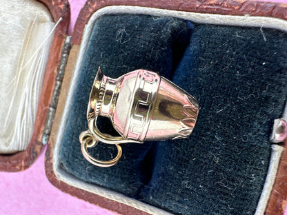 Vintage 9ct Gold greek Jug charm