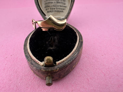 Vintage 9ct Gold Clog charm