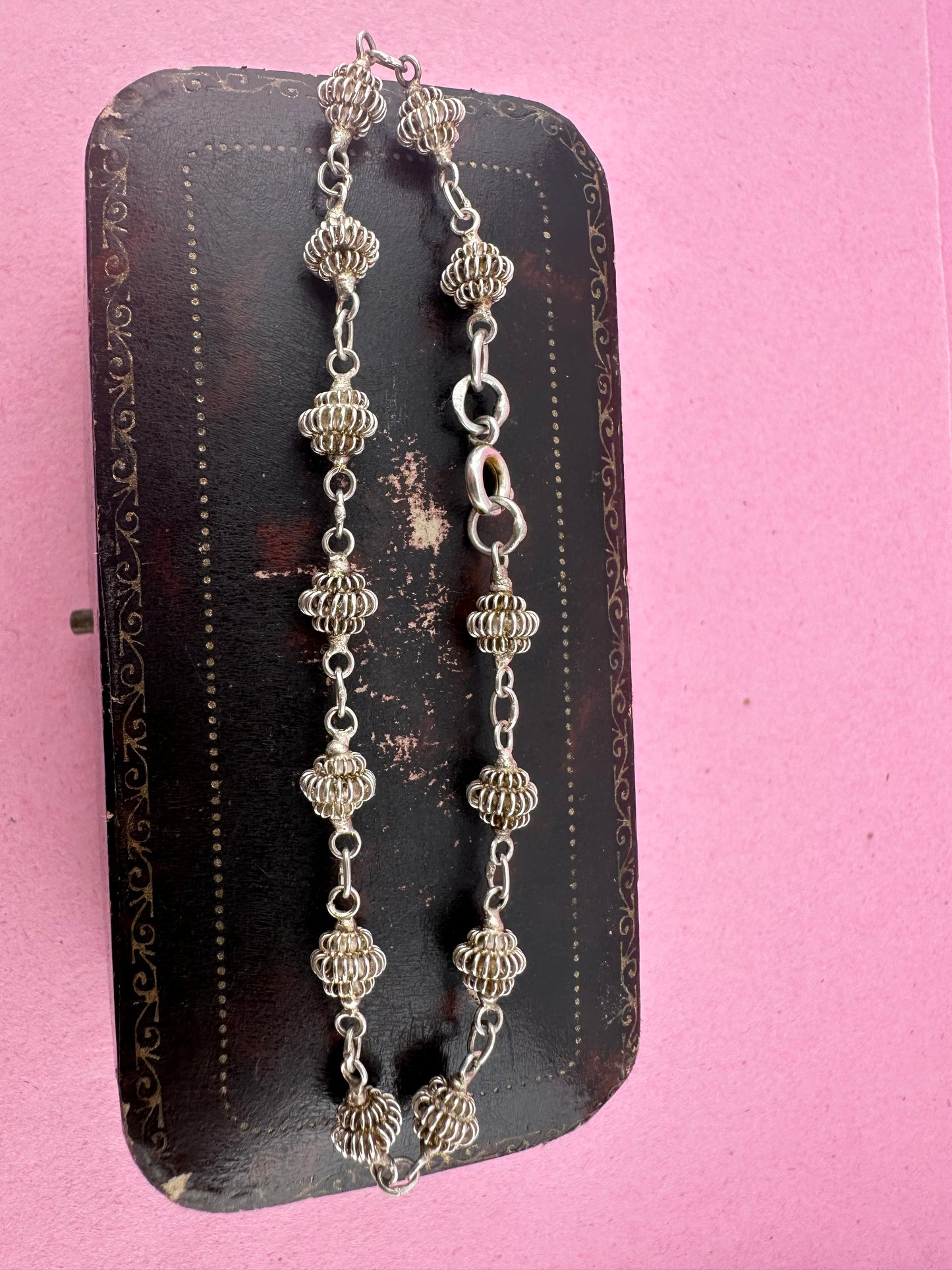 Sterling silver Bauble Link bracelet