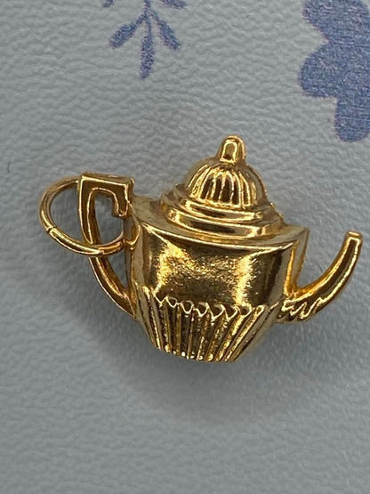 Vintage 9ct Gold Teapot charm